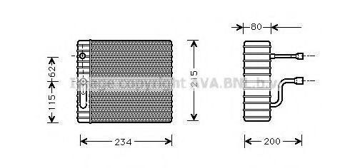 Испаритель, кондиционер AVA QUALITY COOLING FDV089