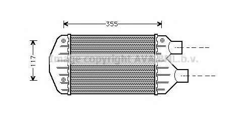 Интеркулер AVA QUALITY COOLING FTA4267