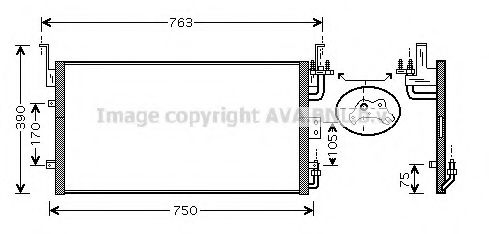 Конденсатор, кондиционер AVA QUALITY COOLING HY5083