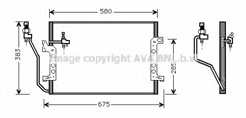 Конденсатор, кондиционер AVA QUALITY COOLING MSA5330