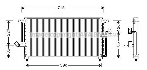 Конденсатор, кондиционер AVA QUALITY COOLING MT5098