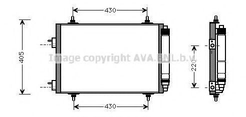 Конденсатор, кондиционер AVA QUALITY COOLING PEA5209D