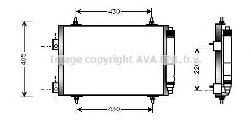 Конденсатор, кондиционер AVA QUALITY COOLING PEA5215D