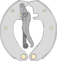 Комплект тормозов, барабанный тормозной механизм MGA K502912