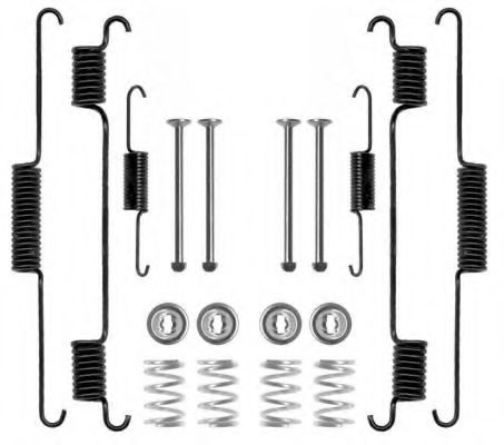 Пружина, тормозная колодка MGA R210