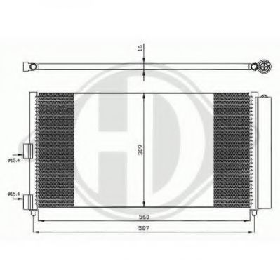 Конденсатор, кондиционер DIEDERICHS 8345301