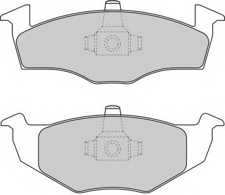 Комплект тормозных колодок, дисковый тормоз DURON DBP391288