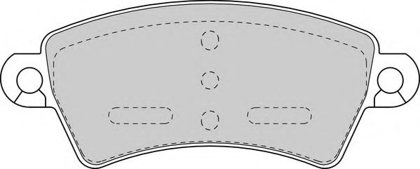 Комплект тормозных колодок, дисковый тормоз DURON DBP341370