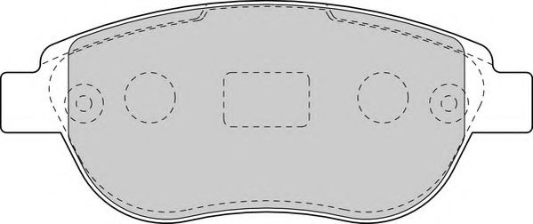 Комплект тормозных колодок, дисковый тормоз DURON DBP341476