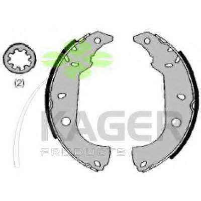 Комплект тормозных колодок KAGER 340007