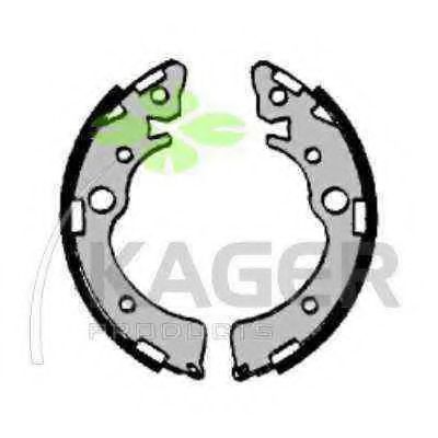 Комплект тормозных колодок KAGER 340087