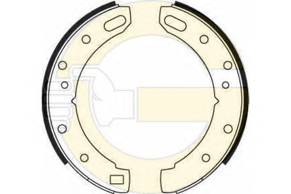 Комплект тормозных колодок GIRLING 5160671