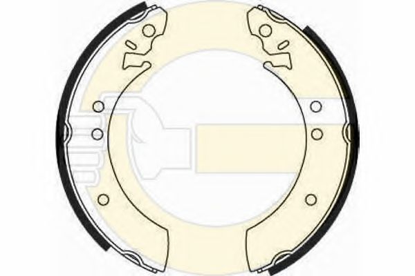 Комплект тормозных колодок GIRLING 5160861