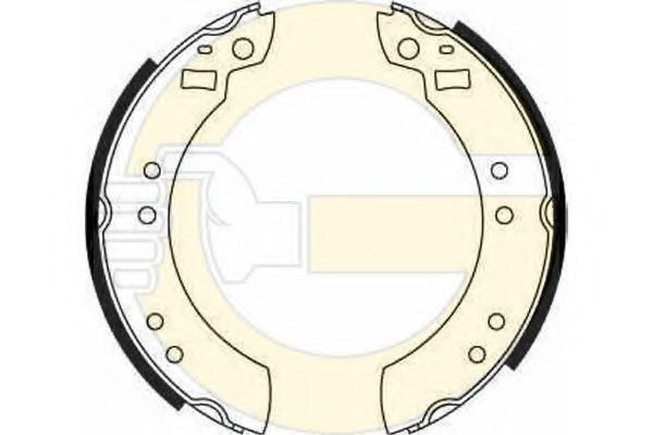 Комплект тормозных колодок GIRLING 5161241