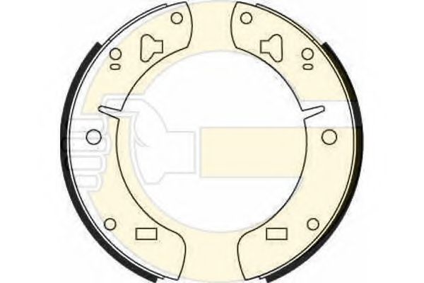 Комплект тормозных колодок GIRLING 5161296