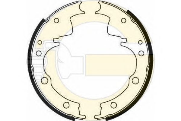 Комплект тормозных колодок GIRLING 5181486