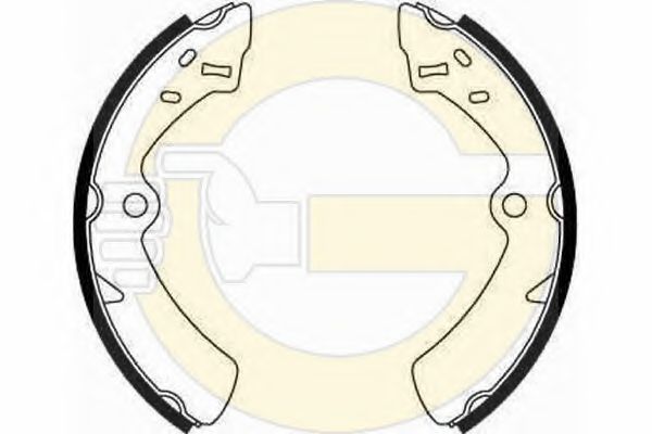 Комплект тормозных колодок GIRLING 5182609