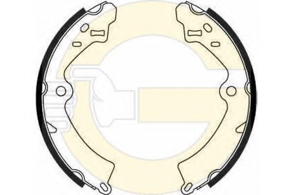 Комплект тормозных колодок GIRLING 5182789