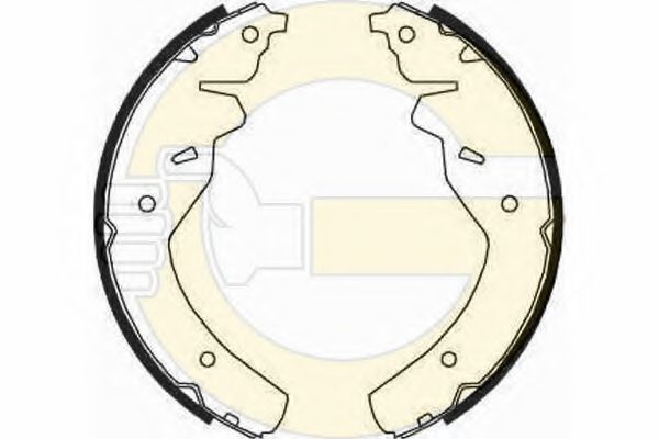 Комплект тормозных колодок GIRLING 5186609