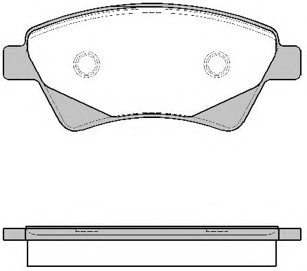 Комплект тормозных колодок, дисковый тормоз KAWE 0976 20