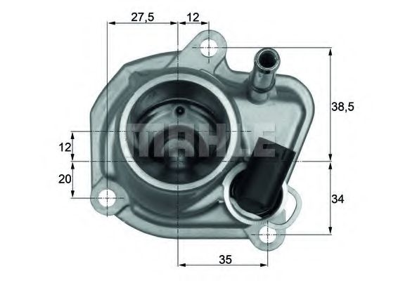 Термостат, охлаждающая жидкость MAHLE ORIGINAL TI 29 87