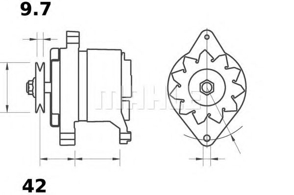 Генератор MAHLE ORIGINAL MG 491