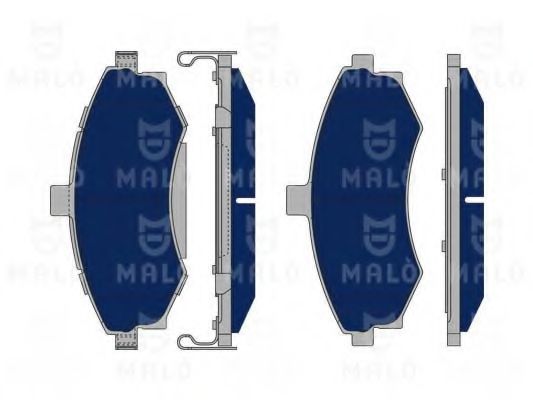 Комплект тормозных колодок, дисковый тормоз MALÒ 1050079