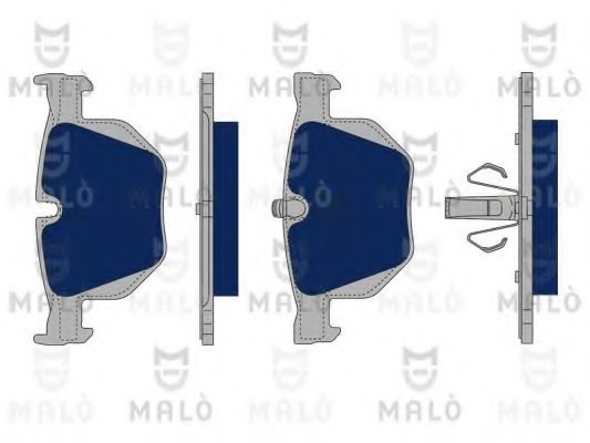 Комплект тормозных колодок, дисковый тормоз MALÒ 1050160