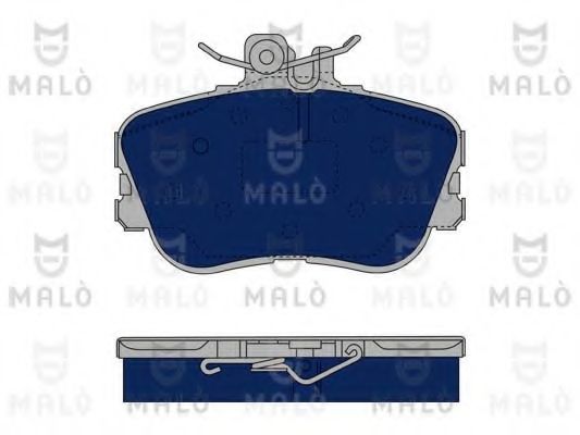 Комплект тормозных колодок, дисковый тормоз MALÒ 1050318
