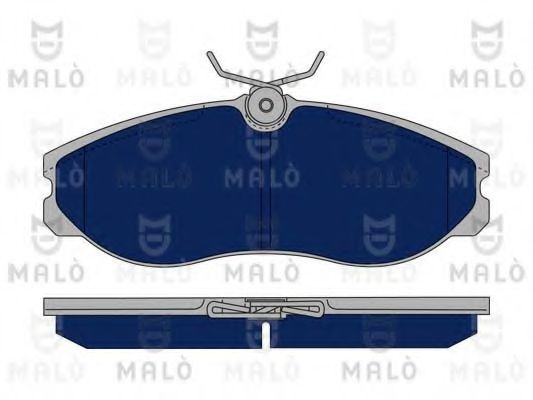 Комплект тормозных колодок, дисковый тормоз MALÒ 1050356