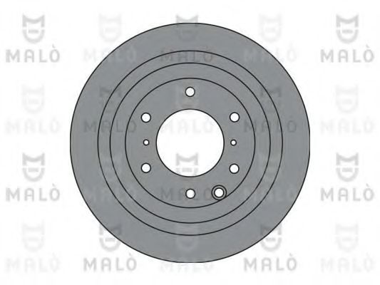 Тормозной диск MALÒ 1110359