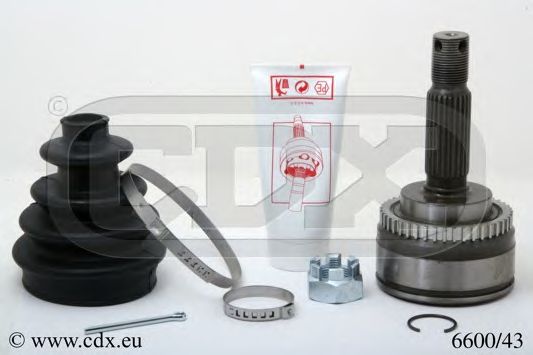 Шарнирный комплект, приводной вал CDX 6600/43