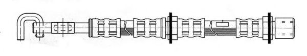 Тормозной шланг CEF 512064