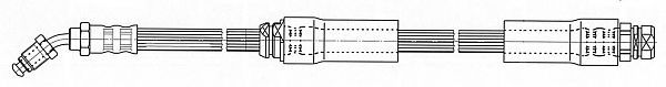Тормозной шланг CEF 512534