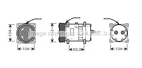 Компрессор, кондиционер PRASCO CNK176