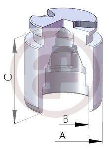 Поршень, корпус скобы тормоза AUTOFREN SEINSA D025119