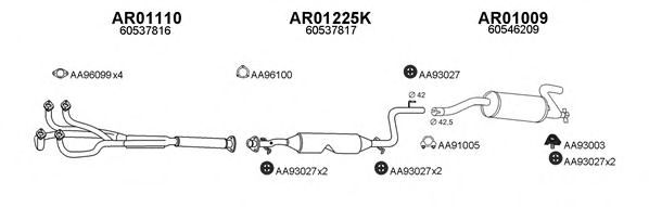 Система выпуска ОГ VENEPORTE 010006