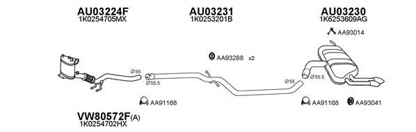 Система выпуска ОГ VENEPORTE 030044