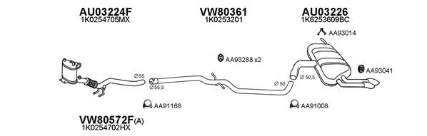 Система выпуска ОГ VENEPORTE 030186
