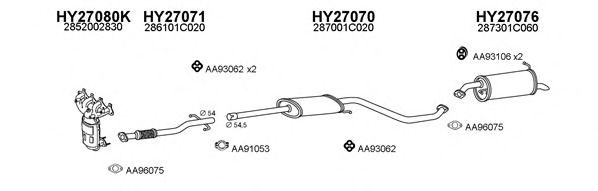 Система выпуска ОГ VENEPORTE 270004