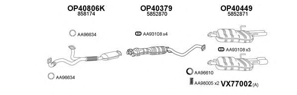 Система выпуска ОГ VENEPORTE 400398