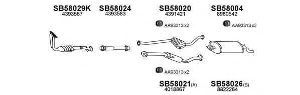 Система выпуска ОГ VENEPORTE 580004