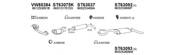 Система выпуска ОГ VENEPORTE 630183
