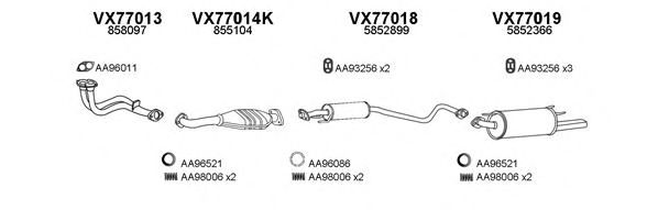Система выпуска ОГ VENEPORTE 770121