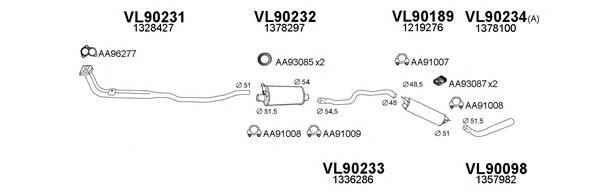 Система выпуска ОГ VENEPORTE 900091