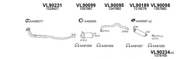 Система выпуска ОГ VENEPORTE 900093
