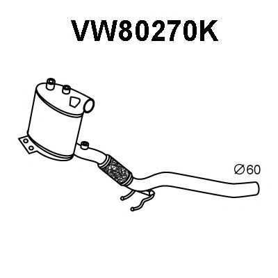Катализатор VENEPORTE VW80270K