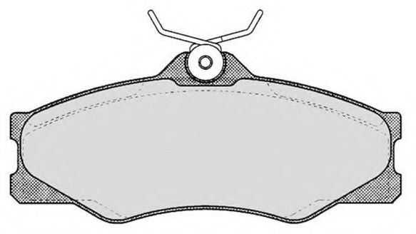 Комплект тормозных колодок, дисковый тормоз RAICAM 20979