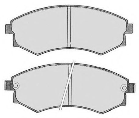 Комплект тормозных колодок, дисковый тормоз RAICAM 21725