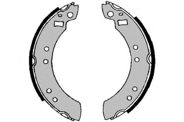 Комплект тормозных колодок QUINTON HAZELL 502